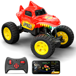 รถบังคับวิทยุความเร็วสูง RC Spiker Stunt Car 2.4GHz 4WD ขับเคลื่อนสี่ล้อ สำหรับวิ่งออฟโรด พร้อมระบบหมุนได้ 360 องศา ควบคุมผ่านแอพพลิเคชั่น สำหรับเด็ก - Product Image 3