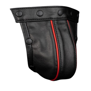 Sous-vêtements pour hommes en cuir, jockstrap en dentelle respirant gris, avec accents, de qualité supérieure, style fétiche, bretelles réglables, pour club - Product Image 6