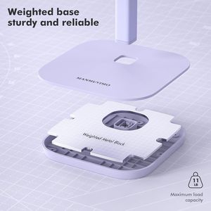 Supporto per Cuffie da Gaming in Alluminio Viola con Base Pesante, Stand da Scrivania per Auricolari e Accessori per AirPods - Product Image 4