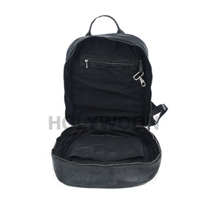 Large Capacity Leather <b>Backpack</b> with PVC Lining Reusable & Lightweight Design for Unisex Use - Product Image 1