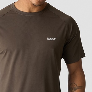 T-shirt de sport pour homme OEM Nofyan Ind Custom à séchage rapide, dos allongé, maille gaufrée, fentes latérales, pour entraînement et fitness - Product Image 1