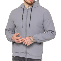 Survêtements coupe-vent streetwear en gros pour hommes, logo et taille personnalisés, ensembles deux pièces en nylon