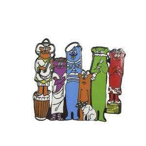 Buen Precio, Pin de Solapa de Esmalte Suave Personalizado con Logotipo, Estilo Anime, Recubierto de Epoxi, de Aleación de Zinc y Níquel Negro, Talla Única, para Eventos - Product Image 1