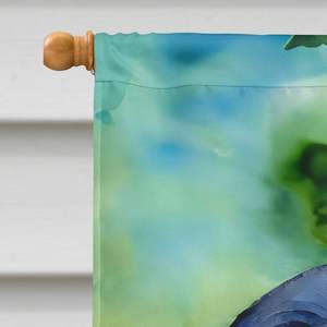 Grand poteau multicolore pour porche bannière décorative de cour œuvre de chimpanzé maison tenture murale drapeaux en polyester - Product Image 3