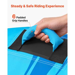 Tubo Gonfiabile in PVC per 3 Persone, Capacità 510 libbre, per Sport Acquatici e Traino da Barca - Product Image 5