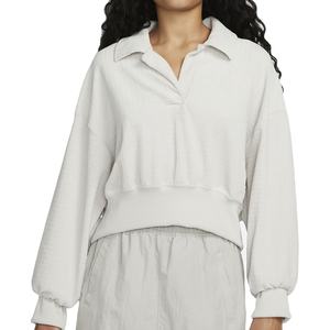 2025 sudaderas con capucha y sudaderas de talla grande personalizadas para mujer, sudadera de manga larga de algodón 100% de peso pesado con hombros caídos - Product Image 2