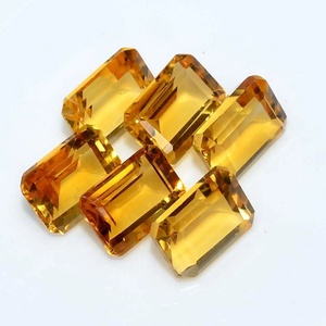 Citrino Natural de Alta Calidad, Corte Baguette Cónico, Piedras Sueltas para Joyería, Piedra Facetada Púrpura, Joyería Fina FF Rio De - Product Image 6