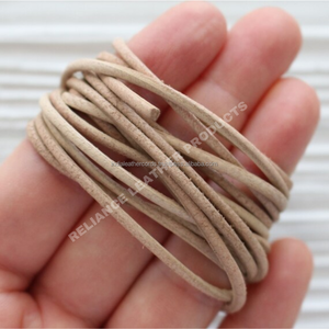 Cordón de Cuero Genuino Natural de 2.5mm para Pulseras de Joyería, Manualidades DIY - Product Image 6