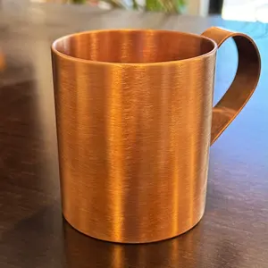 Offre Spéciale : Tasse en Cuivre Pur Poli – Vaisselle Saine Idéale pour Boissons Froides, Smoothies et Eau Détoxifiante - Product Image 6