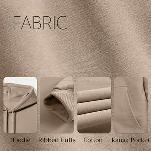 Sudaderas Extra Grandes de Invierno 100% Algodón en Colores Sólidos Personalizados - Precio Bajo al por Mayor - Product Image 6