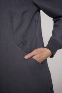 Tenue d'infirmière musulmane modeste à manches longues, uniforme islamique anti-plis et respirant pour infirmières musulmanes - Product Image 2