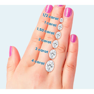 Diamant CVD de forme ovale certifié IGI, cultivé en laboratoire, clarté VVS VS, 0,50-4,00 carats, diamant non monté pour bijoux fins - Product Image 1