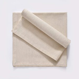 Servilletas de tela para la cena, mezcla de algodón y lino, paquete de 12, calidad premium natural, esquinas mitradas para uso diario, preencogidas, 20x20 pulgadas - Product Image 2
