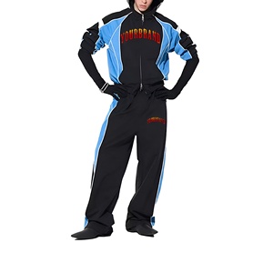 Survêtement pour homme de qualité supérieure, coupe-vent, tissu respirant, ensemble jogging avec sweat à capuche et pantalon, grande taille, streetwear décontracté, OEM - Product Image 2