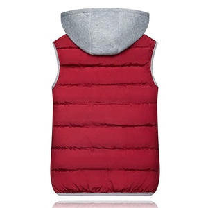 Abrigo de chaleco acolchado Borgoña para hombre con estilo Ropa informal de alta calidad Último diseño de chaleco acolchado para atuendo - Product Image 3