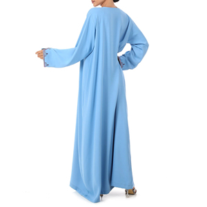 Vestido Jalabiya Árabe Tradicional para Mujer, Elegante y Modesto, Estilo Islámico Maxi para Ocasiones Diarias y Festivas - Product Image 4