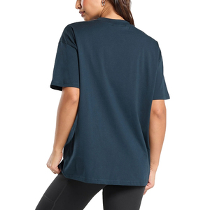 T-shirts surdimensionnés pour femmes, style streetwear décontracté d'été, col rond, manches courtes, 220 grammes, 100% coton, design personnalisé - Product Image 2