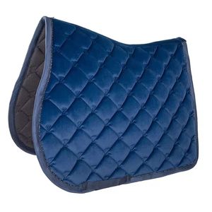 Custom Made Blue <b>Equestrian</b> Saddle Pad Soft Breathable Affordable Horse Riding Pads Performance Lightweight Washable Riding Gear - Product Image 2