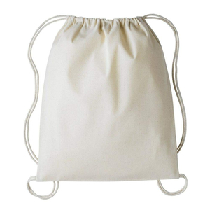 Sac à dos en toile de coton ORIA PATEL ENTERPRISES avec cordon de serrage, durable, imperméable, sac fourre-tout, sac à dos de sport unisexe, grand format (>50cm), pour hommes et femmes - Product Image 6