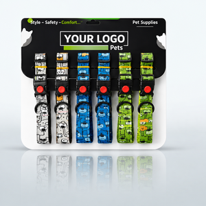 Premium Dog <b>Collar</b> OEM ODM Custom Logo Adjustable Durable Nylon Pet <b>Collar</b> Direct Manufacturer - Product Image 1