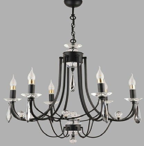 Magnifique lustre de style mi-siècle contenant dix globes en verre craquelé ronds et brillants, disponible à prix de gros. - Product Image 4