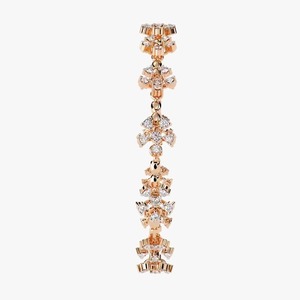 Sparkling Moissanite Diamond <b>Bracelet</b> High Quality 18K Rose Gold Non-Fade Hip Hop Jewelry for Men and Women - Product Image 2