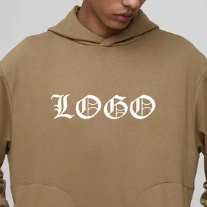 Fashionable 100% Cotton Winter <b>Men's</b> Hoodies Custom 3D Embroidered Logo Breathable Oversized Drop Shoulder Fleece Stonewashed - Product Image 3