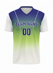 Diseño de Logotipo Personalizado, Camisetas Deportivas Estampadas con Cuello en V, Nombre del Equipo, Nombre del Jugador, Número, 100% Poliéster, Malla Ligera, Gsm - Product Image 2