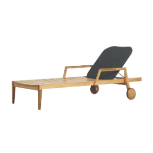 Foldable Teak Wood Sun Loungers Leisure <b>Sunbed</b> Modern Style Pool Side Daybed Manufacturing In Indonesia - Product Image 5