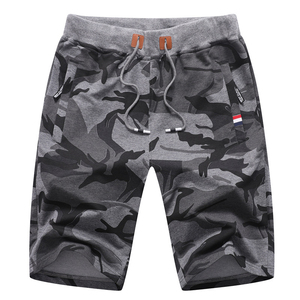 Shorts Bermuda pour Homme à Imprimé Balle de Golf et Logo Avant, Taille Élastique avec Cordon de Serrage, Poches, Tissu Tricoté Respirant 100% Coton - Product Image 4