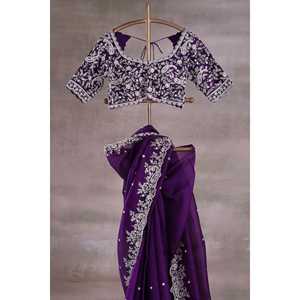 ชุดงานปาร์ตี้ปักเลื่อมและชุดส่าหรีอินเดียและปากีสถาน - Product Image 1