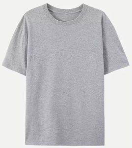 เสื้อยืดแขนสั้นผู้ชาย ผ้าฝ้าย 100% เนื้อนุ่ม สวมใส่สบายๆ ในฤดูร้อน ทรงปกติ เหมาะสำหรับใส่ทุกวัน พร้อมโลโก้ปัก  แบบ unisex - Product Image 1