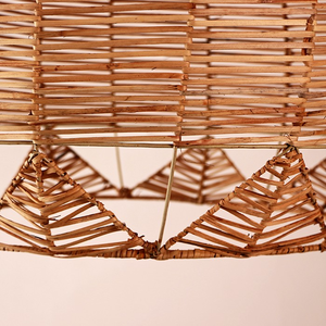 Best Supplier Bamboo Rattan Pendant Lamp Handwoven <b>Light</b> <b>Fixture</b> for Hospitality Design - Product Image 3