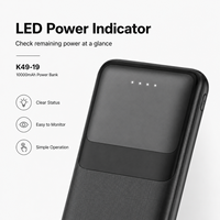 Batería Externa de 10000 mAh al por Mayor, Cargador de Batería Externa de 10000 mAh, Logotipo OEM ODM para Promoción Minorista, CE RoHS FCC de Fábrica