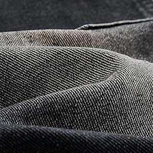 Nouveau style – Short en jean uni personnalisé pour homme avec strass, coupe droite décontractée, vente en gros - Product Image 4