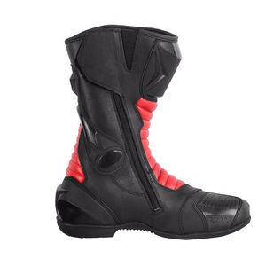 High Quality Men's Plus Size Racing Jersey Custom Logo Motorbike Shoes Real Leather Breathable Windproof Motorcycle Riding <b>Boots</b> - Product Image 4