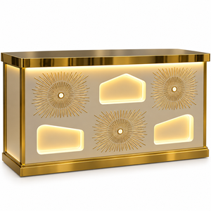 Comptoir de restauration Zenvyra TriGlow Luxury multi-styles en acier inoxydable avec livraison rapide pour une utilisation en intérieur et en extérieur - Product Image 2