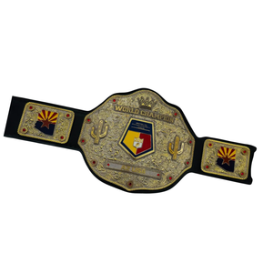 World Champion Arizona Championship Belt Custom Wrestling Belt High-Quality Collector's Item Azusa - Product Image 5