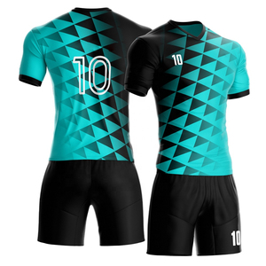 Conjunto de Uniformes de Fútbol de Poliéster Transpirable Sublimado, Equipación de Fútbol para Hombre, Secado Rápido, Ropa Deportiva de Entrenamiento, Camiseta Superior - Product Image 5