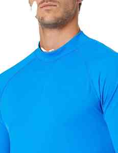 Camiseta de Manga Larga para Hombre, de Secado Rápido, Protección UV, Ligera, Cómoda, Elástica, para Surf, Natación, Verano, Protección contra Rozaduras - Product Image 1