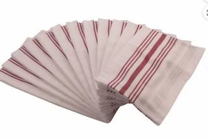 Serviettes de table en coton modernes, douces, réutilisables, linge de table écologique et durable, ensemble de serviettes en coton lavables, tissu de table pour la cuisine - Product Image 5