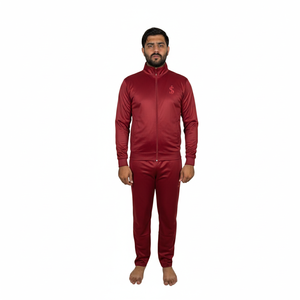 Survêtement tendance de haute qualité pour hommes, à manches longues, respirant, motif uni, décontracté - Product Image 1