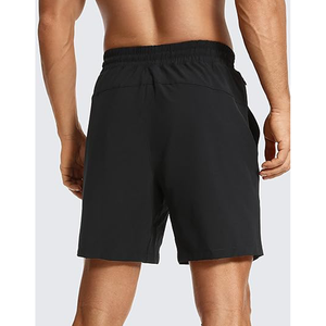 Pantalons décontractés pour hommes shorts de gym avec entrejambe de 5 pouces 100% polyester et 100% coton - Product Image 3