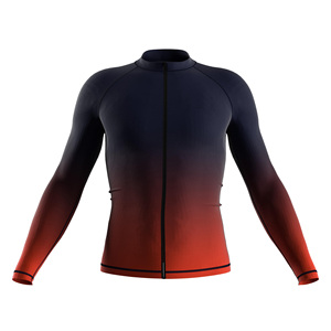 Custom Mens Long Sleeve Cycling Jersey Quick Dry Full Zipper Thermal Bicycle Jacket Breathable Athletic Bike Sportswear <b>Shirts</b> - Product Image 6