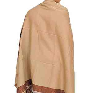 Châle en laine pour homme 100% pure laine, chaud pour l'hiver, double face, à franges, traditionnel musulman, vente en gros, service OEM, faible MOQ - Product Image 5
