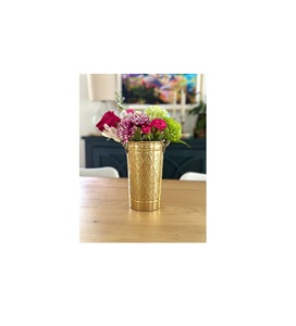 Macetero Metálico de Diseño Premium para Interiores y Exteriores, Contenedor de Flores Moderno, Pieza Decorativa para el Hogar y Jardín - Product Image 1