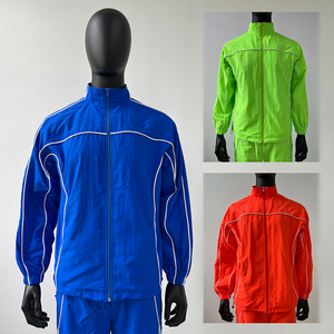 Veste personnalisée à fermeture éclair, coupe-vent réfléchissant en nylon, coupe-vent léger en polyester, veste coupe-vent pour l'extérieur - Product Image 1
