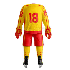 Uniforme de hockey sur glace pour hommes de haute qualité, séchage rapide, léger, couleur unie, uniforme de hockey sur glace raisonnable - Product Image 4