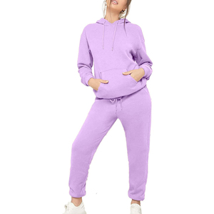 2 Piece Set Women Custom Sweat Suit Hooded Sweat Pant Sets High Quality <b>Tracksuit</b> Women Jogging Suits Set wholesale rate - Product Image 6