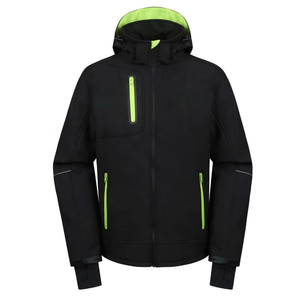 Veste Softshell d'extérieur imperméable personnalisée pour homme, respirante, coupe-vent, pour la randonnée, avec logo OEM, vêtements de travail, fabriquée au Pakistan - Product Image 3